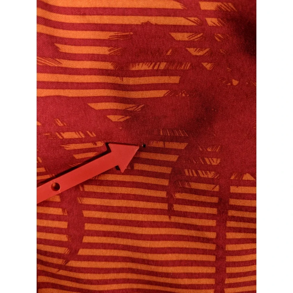 Old Navy Swim Board Shorts Mens M Red Orange Tropical Beach Surfer Y2K Skater